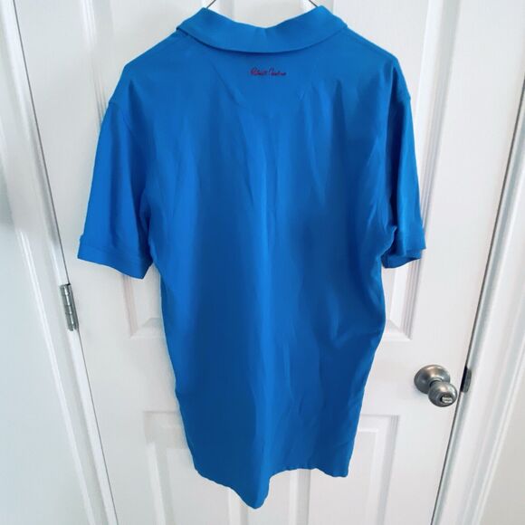 ROBERT GRAHAM Golf Polo Mens Size Small Classic Pique Shirt Devil Logo Pitchfork - Picture 4 of 12